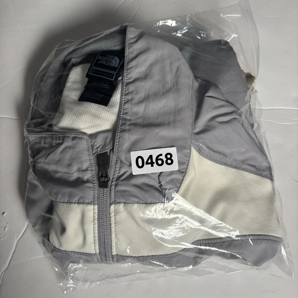 The North Face Flight Series Mens XL Gray Cream Full Zip Running Jacket AW1K